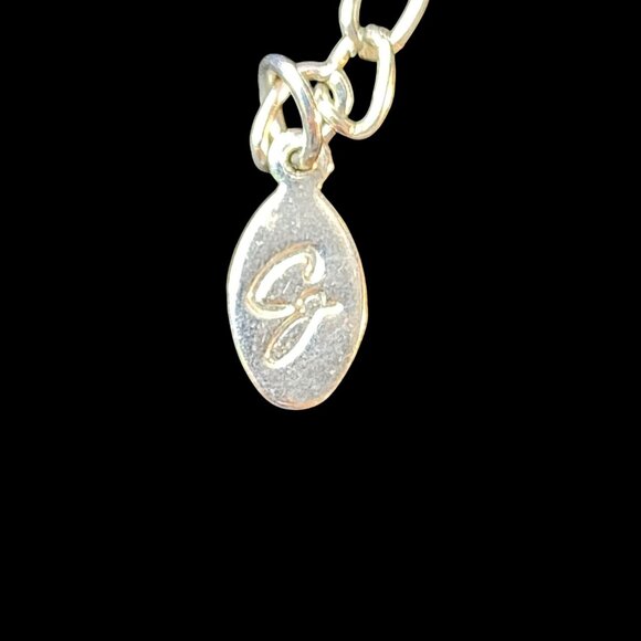 CG Three Stone Blue Beaded Chip Choker Necklace - Picture 4 of 4